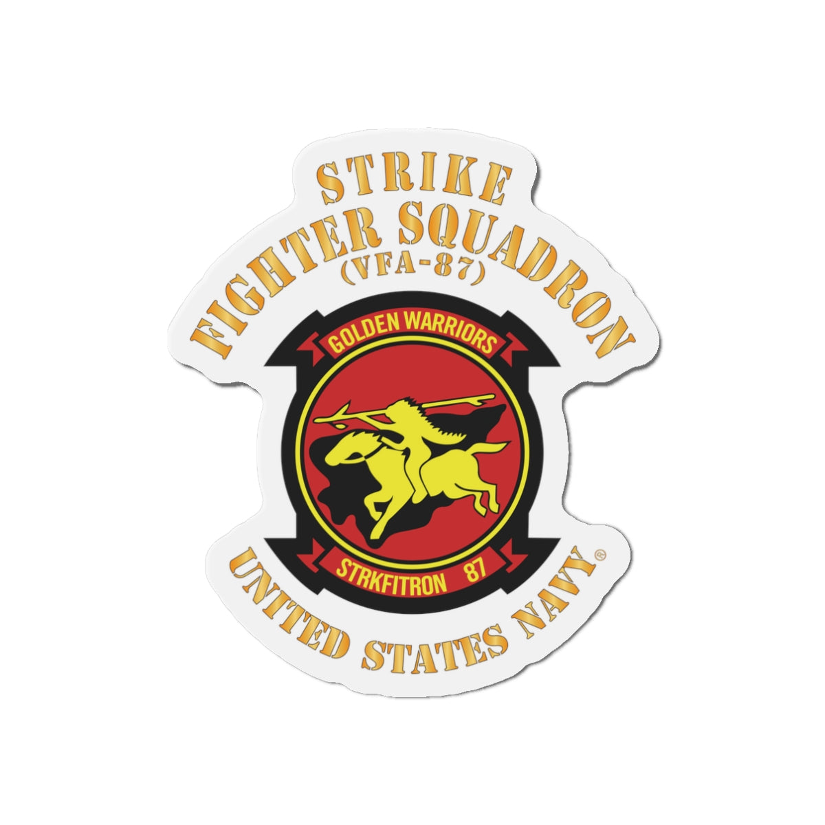 Die-Cut Magnet - Navy - Strike Fighter Squadron 87 (VFA-87)