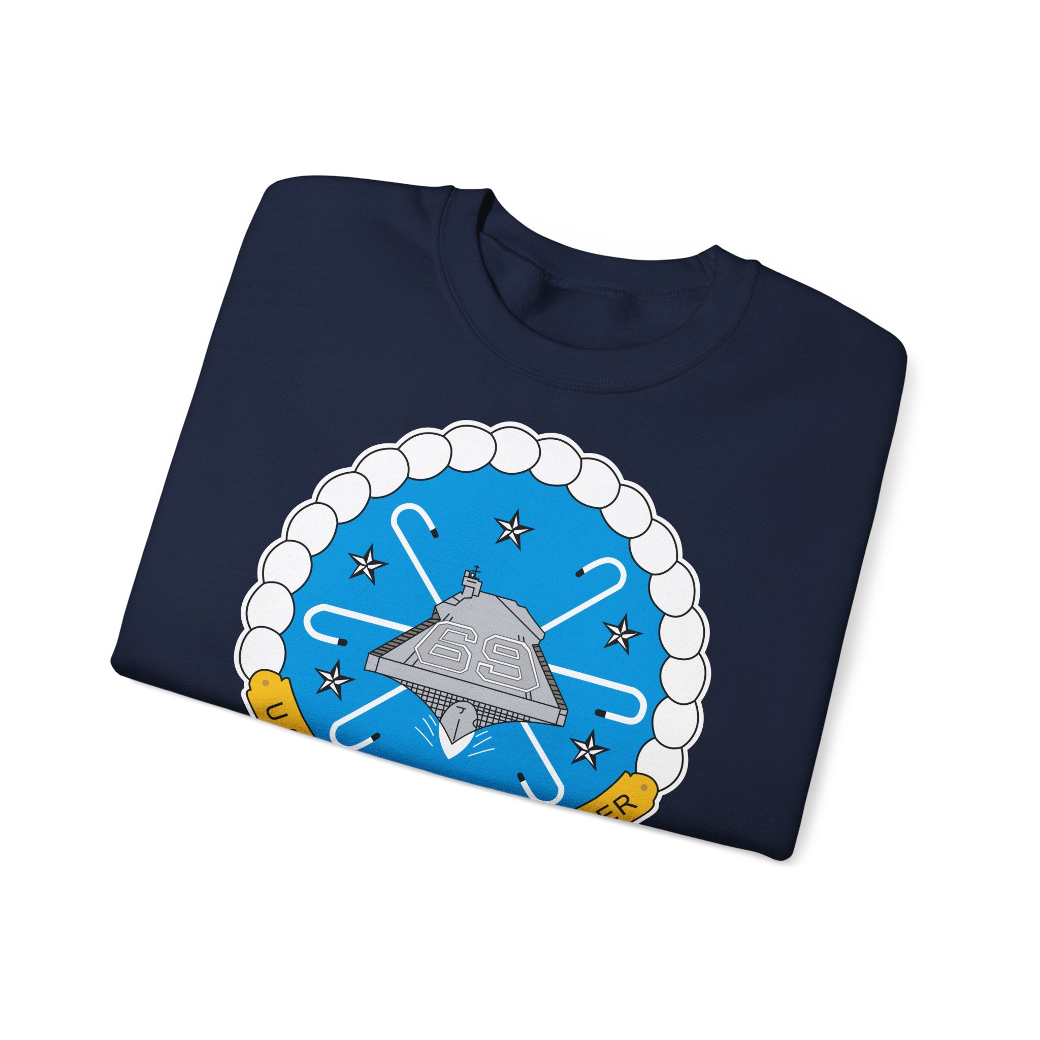 Unisex Heavy Blend™ Crewneck Sweatshirt - USS Dwight D. Eisenhower (CVN-69) Crest wo Txt