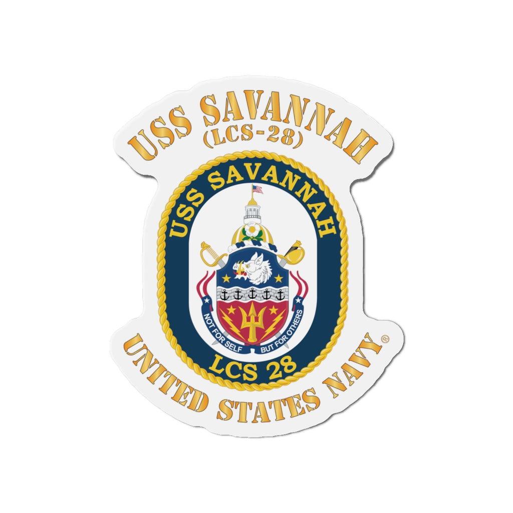 Die-Cut Magnet - Navy - USS Savannah (LCS-28)