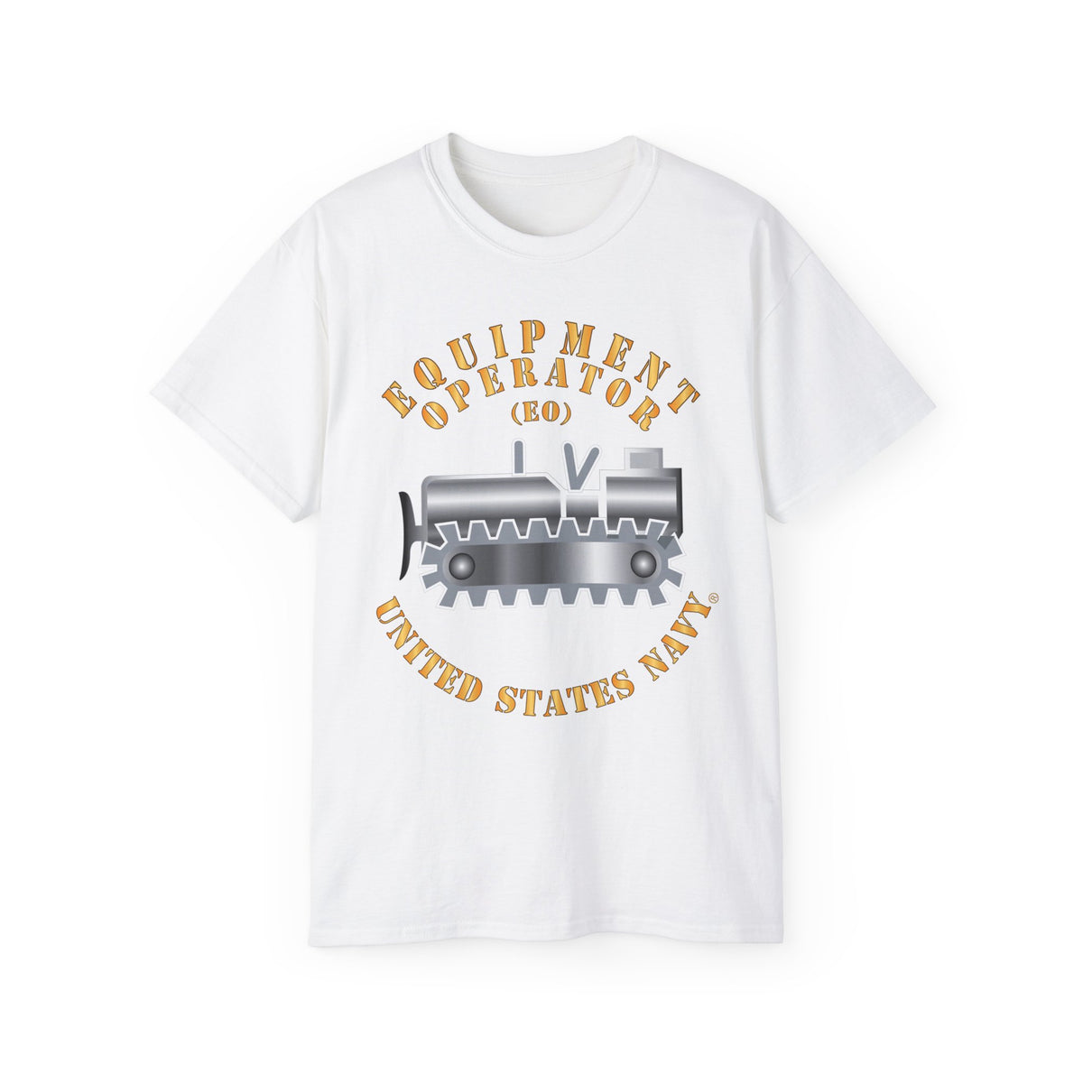 Unisex Ultra Cotton T-Shirt - Navy - Rate - Equipment Operator (EO)