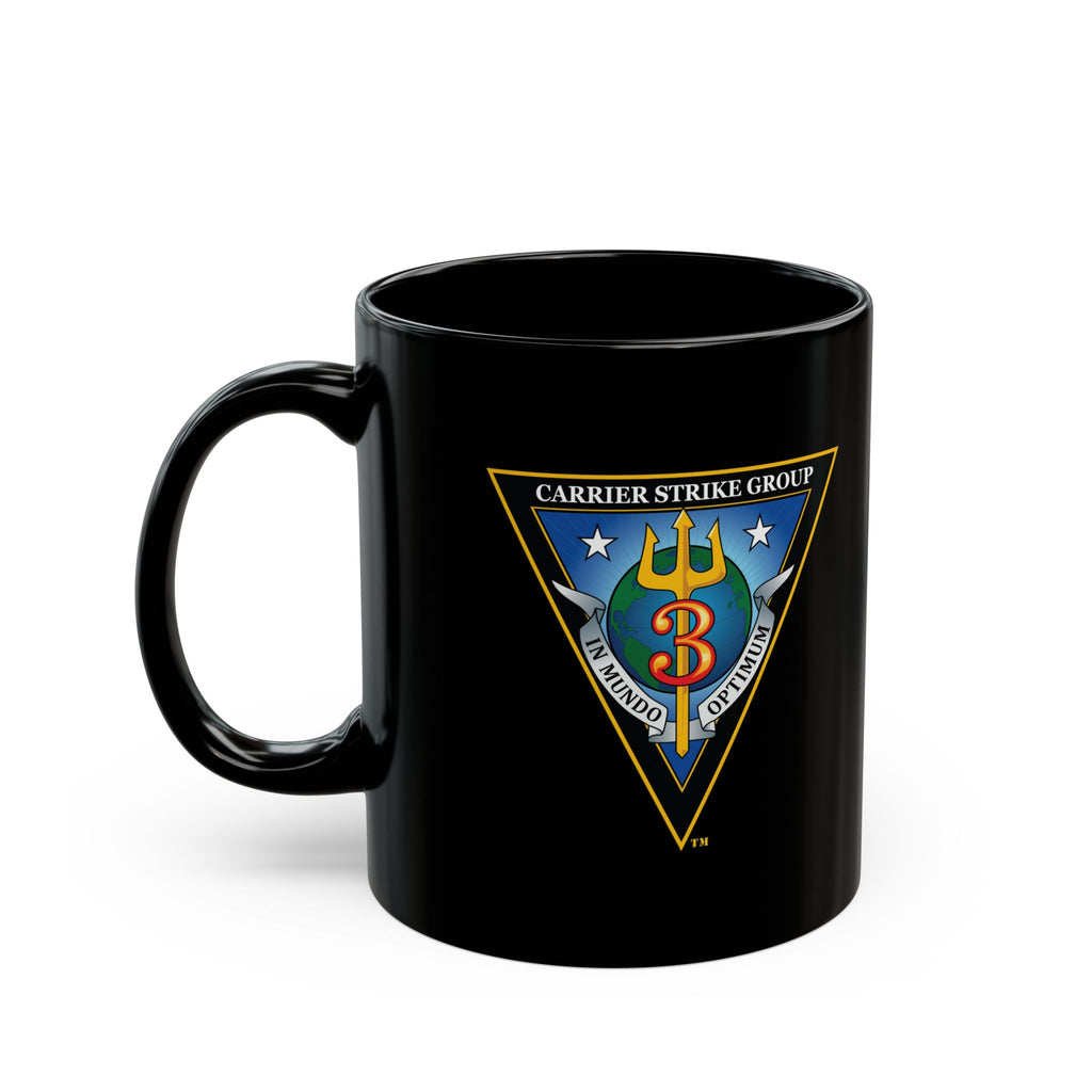 Black Mug (11oz, 15oz) - Navy - Carrier Strike Group 3 (CSG-3) wo txt