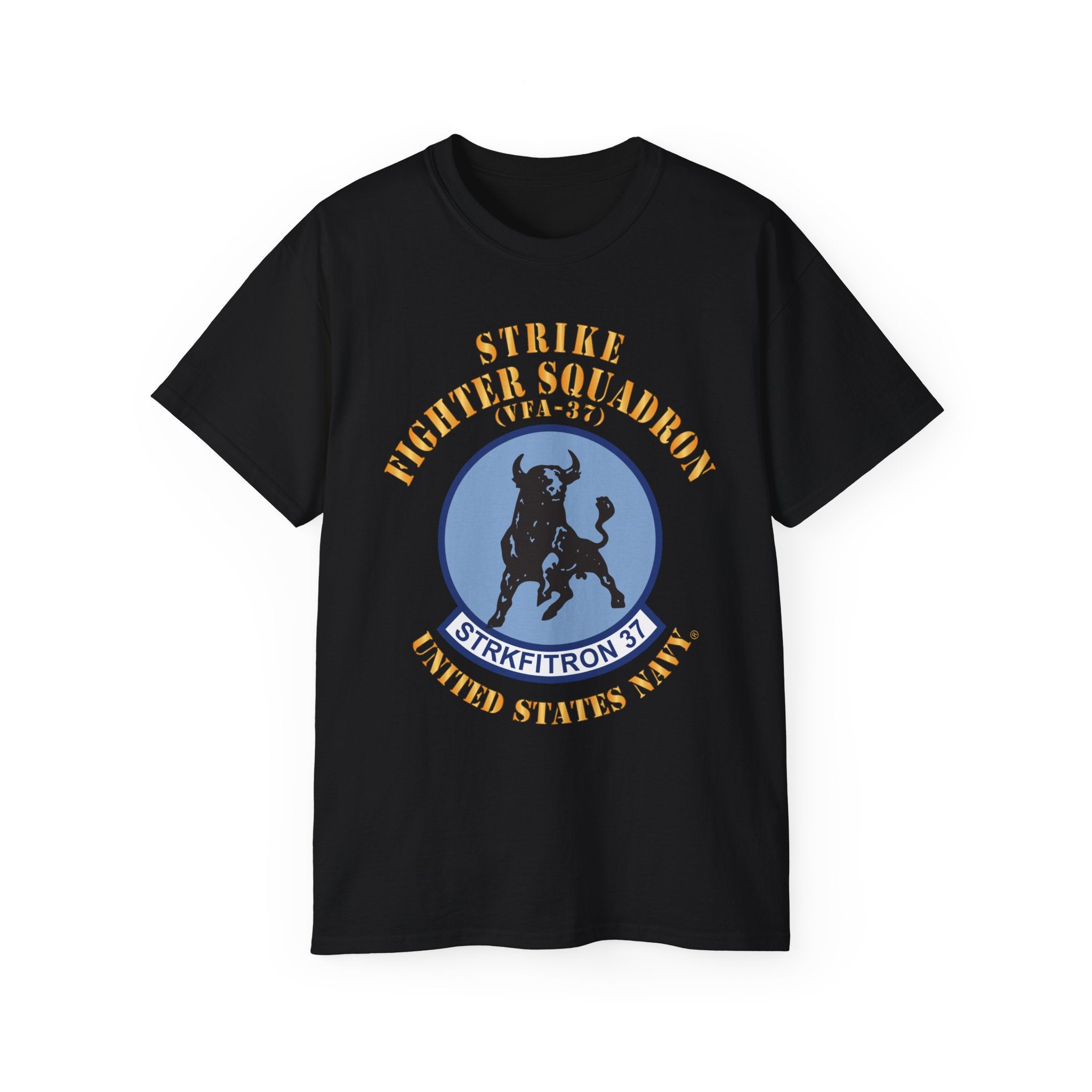 Unisex Ultra Cotton T-Shirt - Navy - Strike Fighter Squadron 37 (VFA-37)