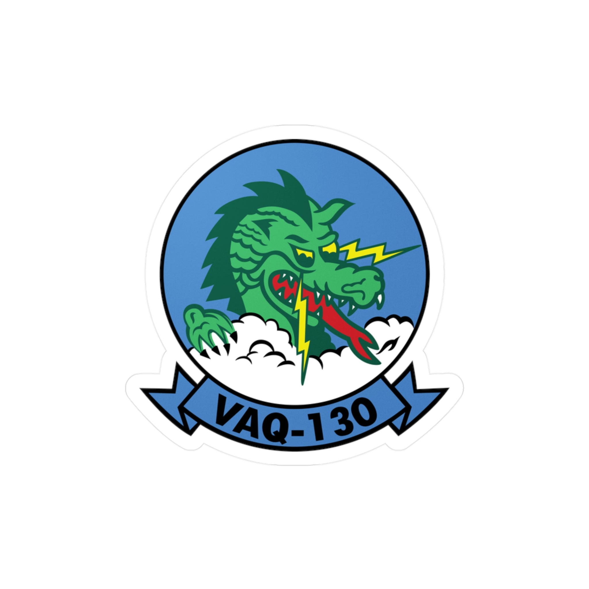 Kiss-Cut Vinyl Decal - Navy - Electronic Attack Squadron 130 (VAQ-130) wo txt