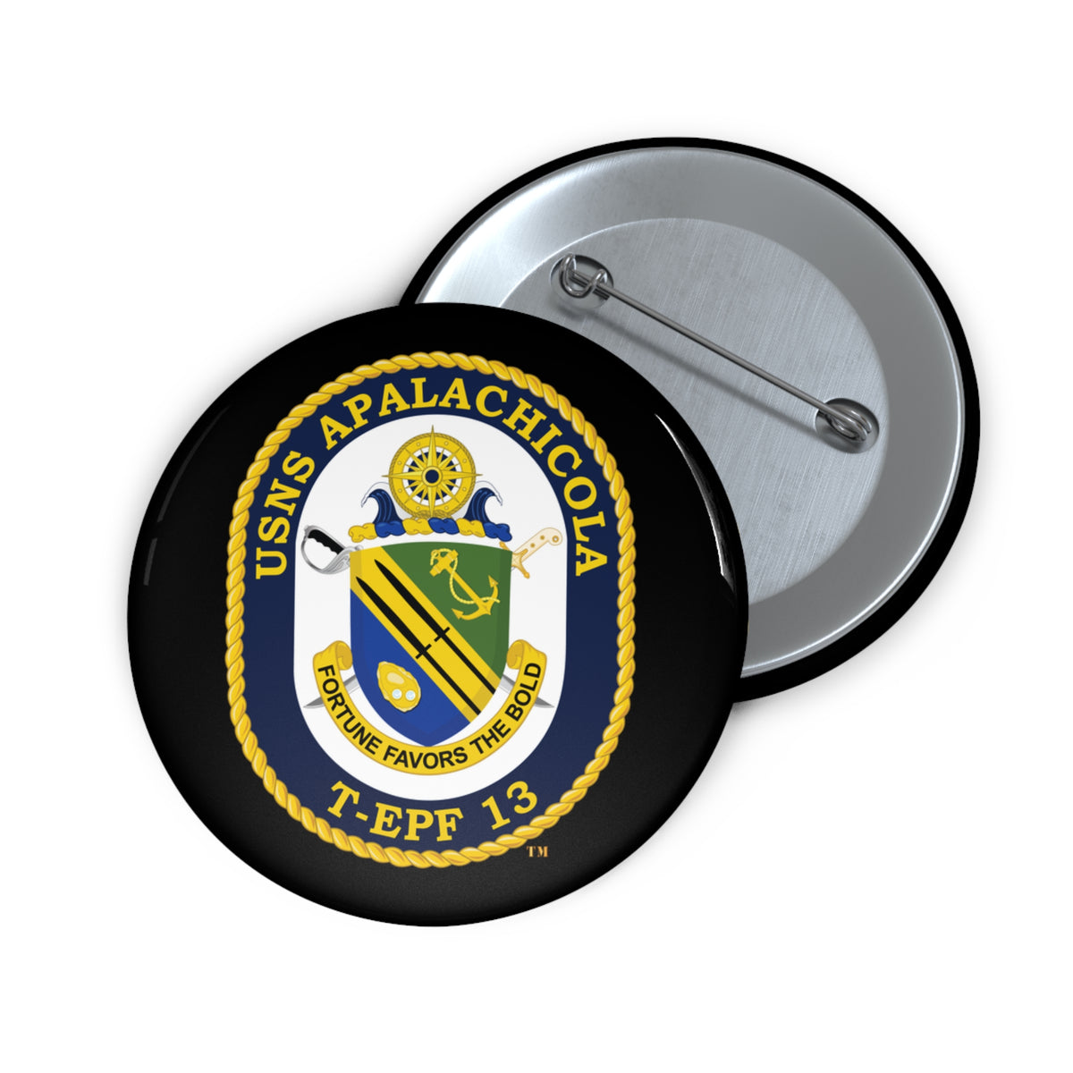 Pin Button - Navy - USNS Apalachicola (T-EPF 13) wo txt
