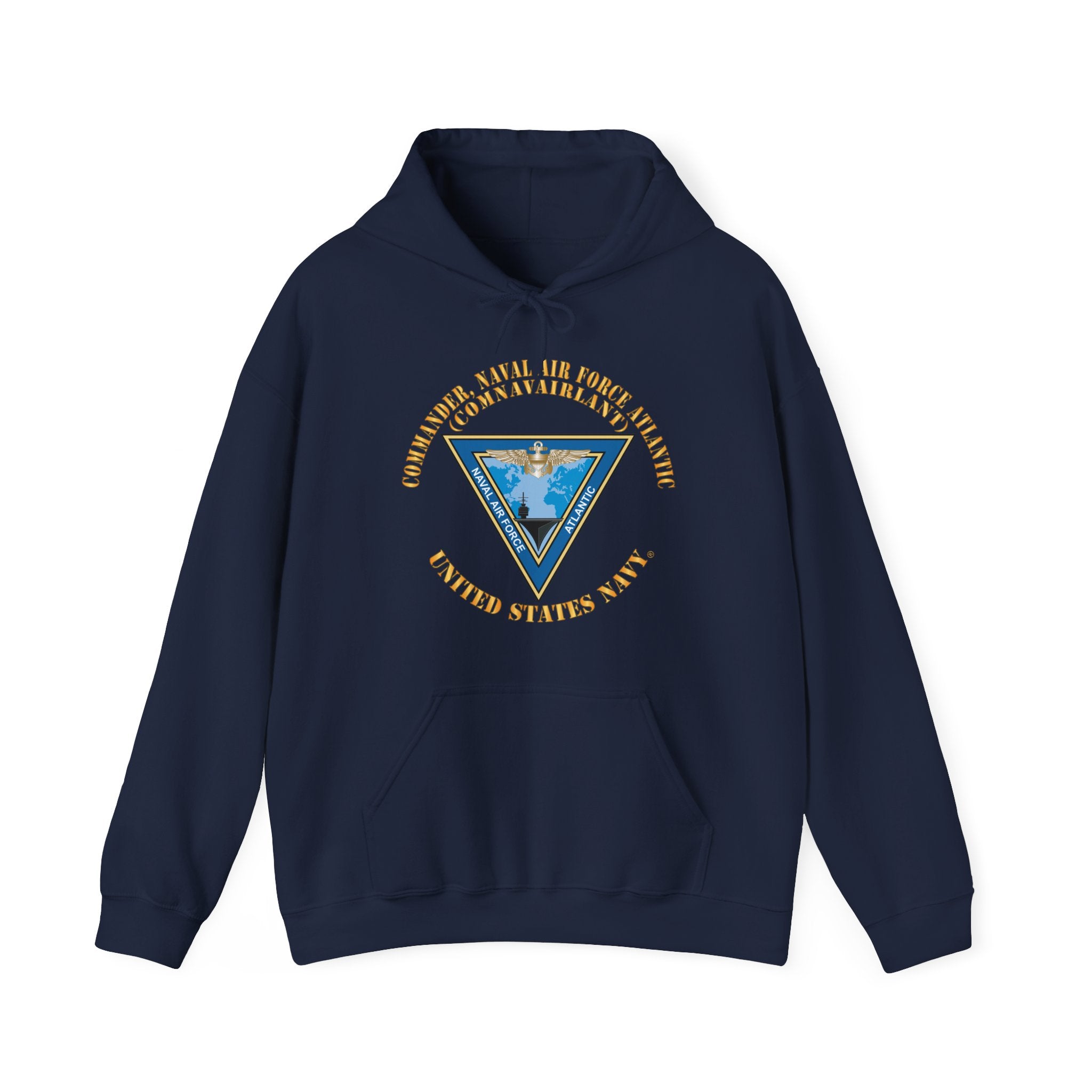 Unisex Heavy Blend™ Hoodies - Navy - Commander, Naval Air Force Atlantic - COMNAVAIRLANT