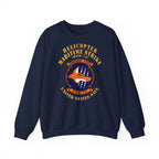 Unisex Heavy Blend™ Crewneck Sweatshirt - Navy - Helicopter Maritime Strike Seven Four (HSM-74)