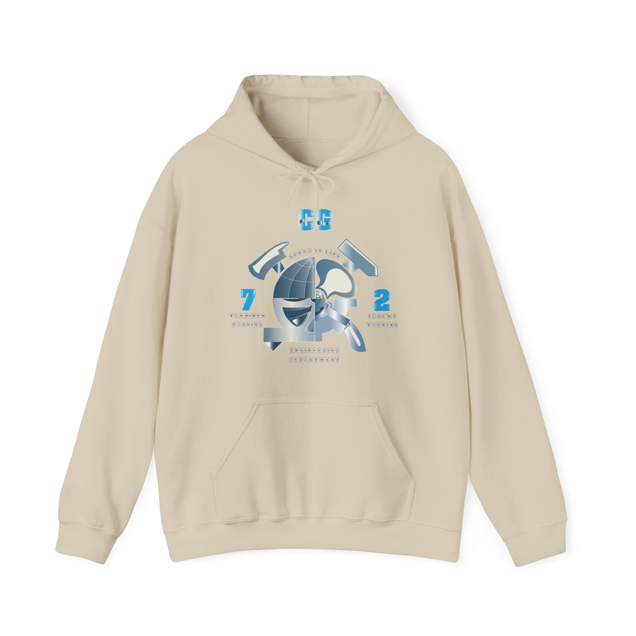 Unisex Heavy Blend™ Hoodies - Navy - CG 72 - Engineering Department