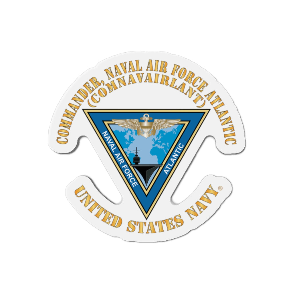 Die-Cut Magnet - Navy - Commander, Naval Air Force Atlantic - COMNAVAIRLANT