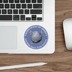 Die-Cut Vinyl Sticker - NAVWAR Space Field Activity wo Txt X 300