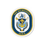 Die-Cut Magnet - Navy - USS Milwaukee (LCS-5) wo Txt X 300