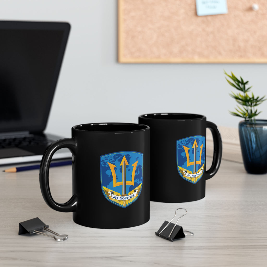 Black Mug (11oz, 15oz) - Navy - Joint Force Command - Norfolk wo Txt X 300