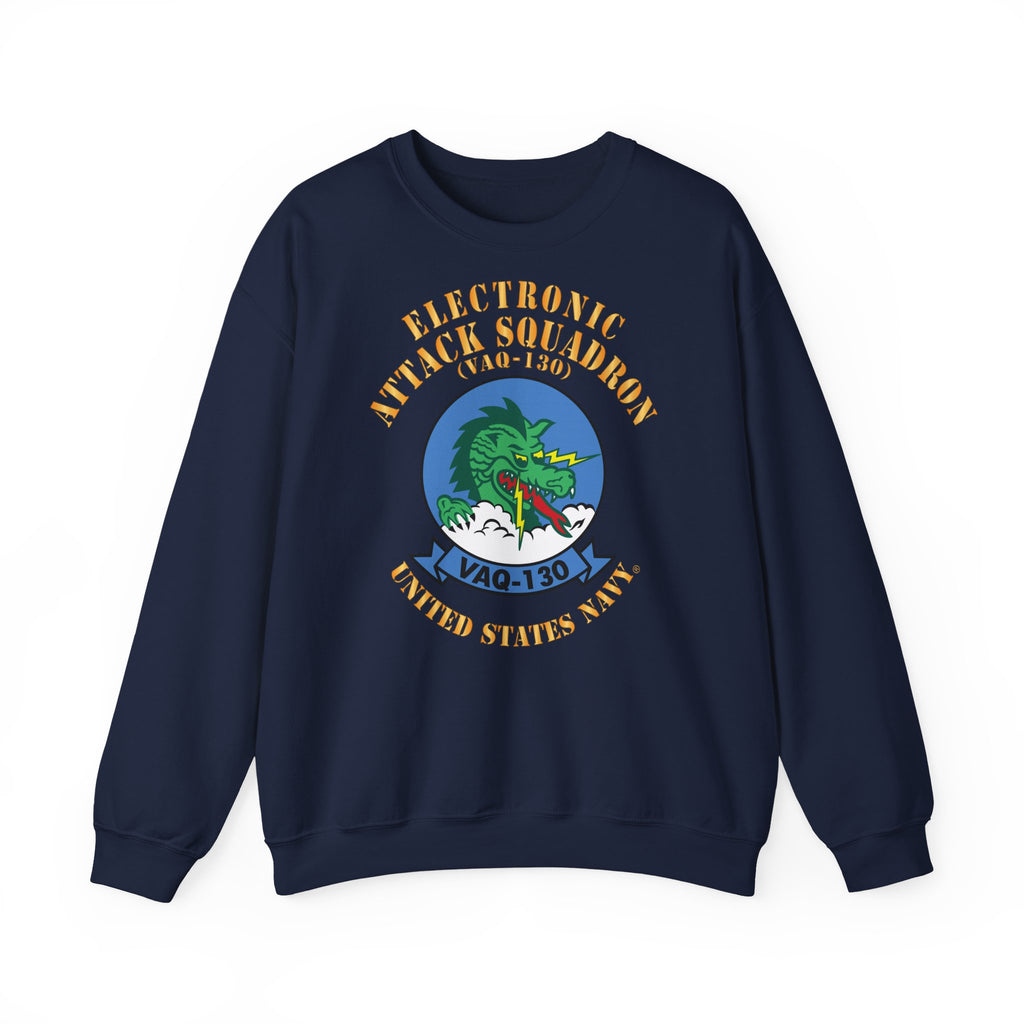 Unisex Heavy Blend™ Crewneck Sweatshirt - Navy - Electronic Attack Squadron 130 (VAQ-130)
