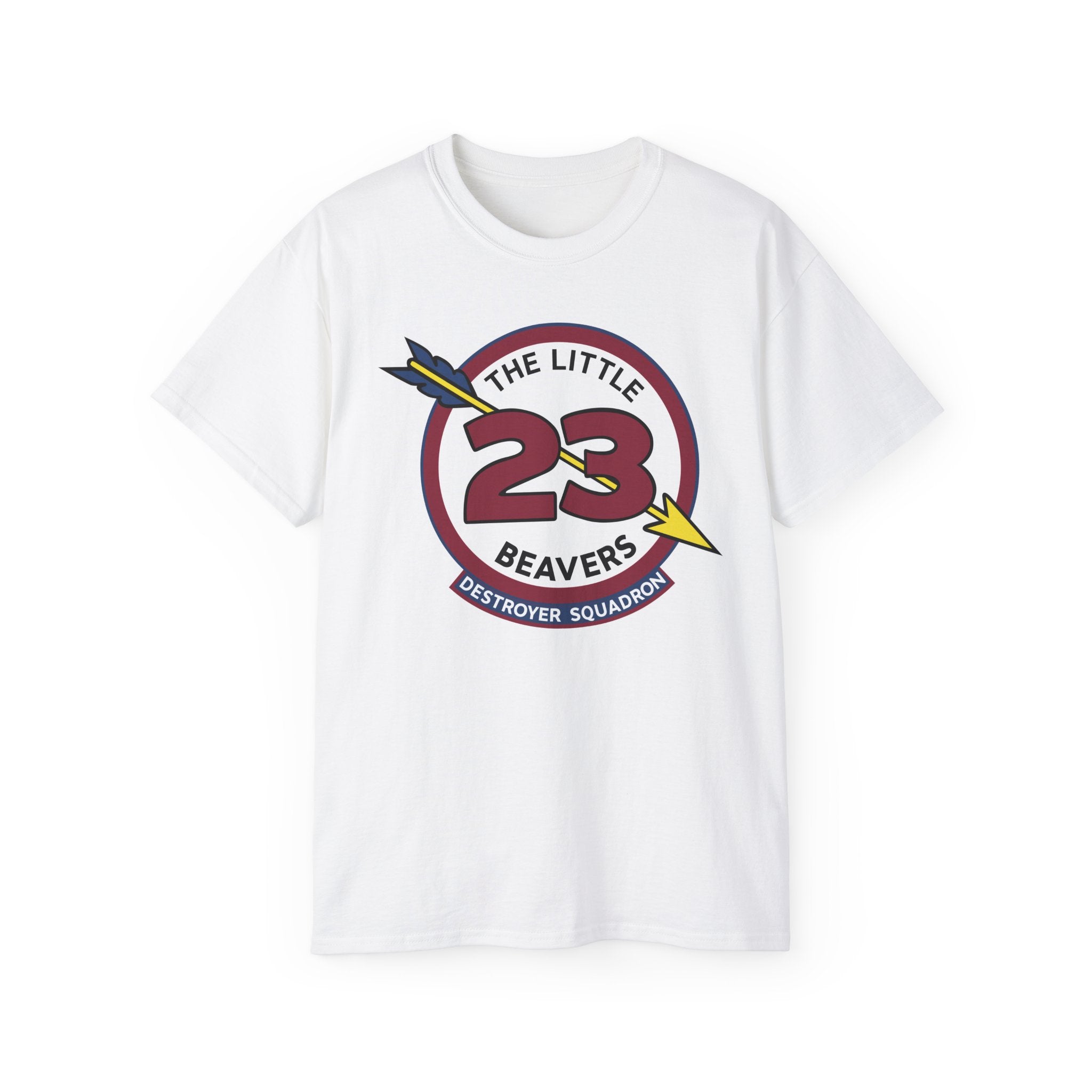 Unisex Ultra Cotton T-Shirt - Navy - Destroyer Squadron 23 (DESRON-23) wo Txt
