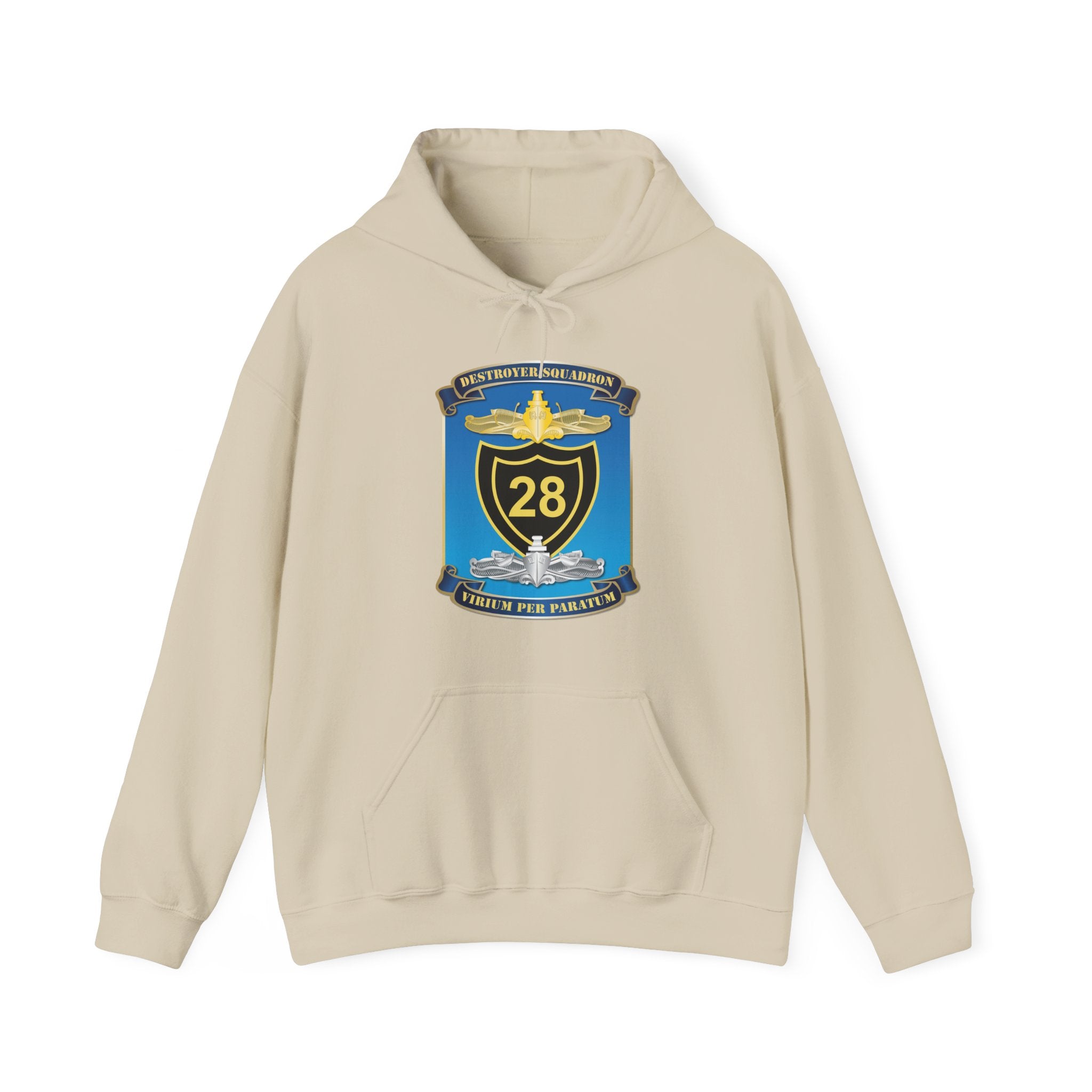 Unisex Heavy Blend™ Hoodies - Navy - Destroyer Squadron 28 (DESRON-28) wo Txt
