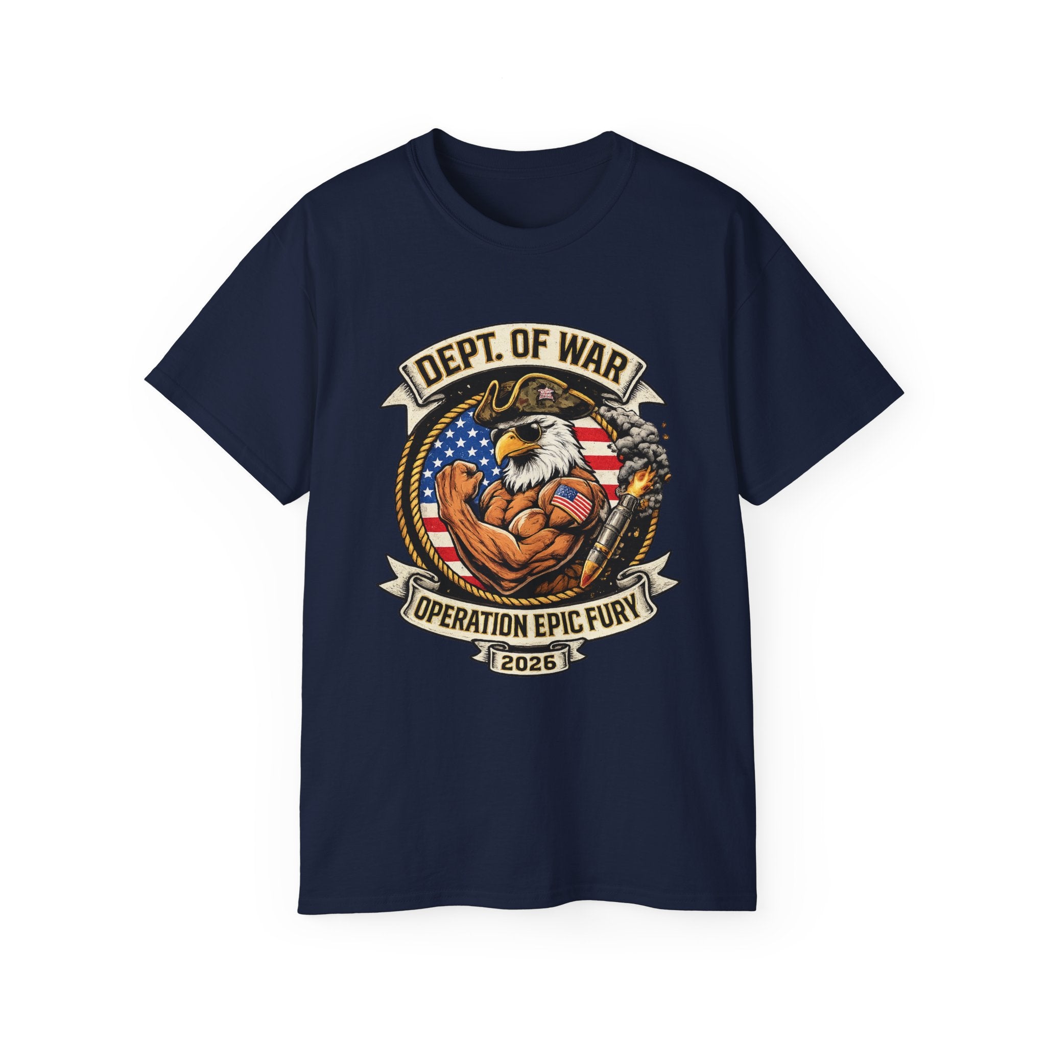 Operation Epic Fury Unisex Ultra Cotton T-Shirt — Military-Inspired Graphic Tee