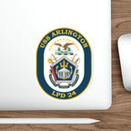Die-Cut Vinyl Sticker - Navy - USS Arlington (LPD-24) wo txt