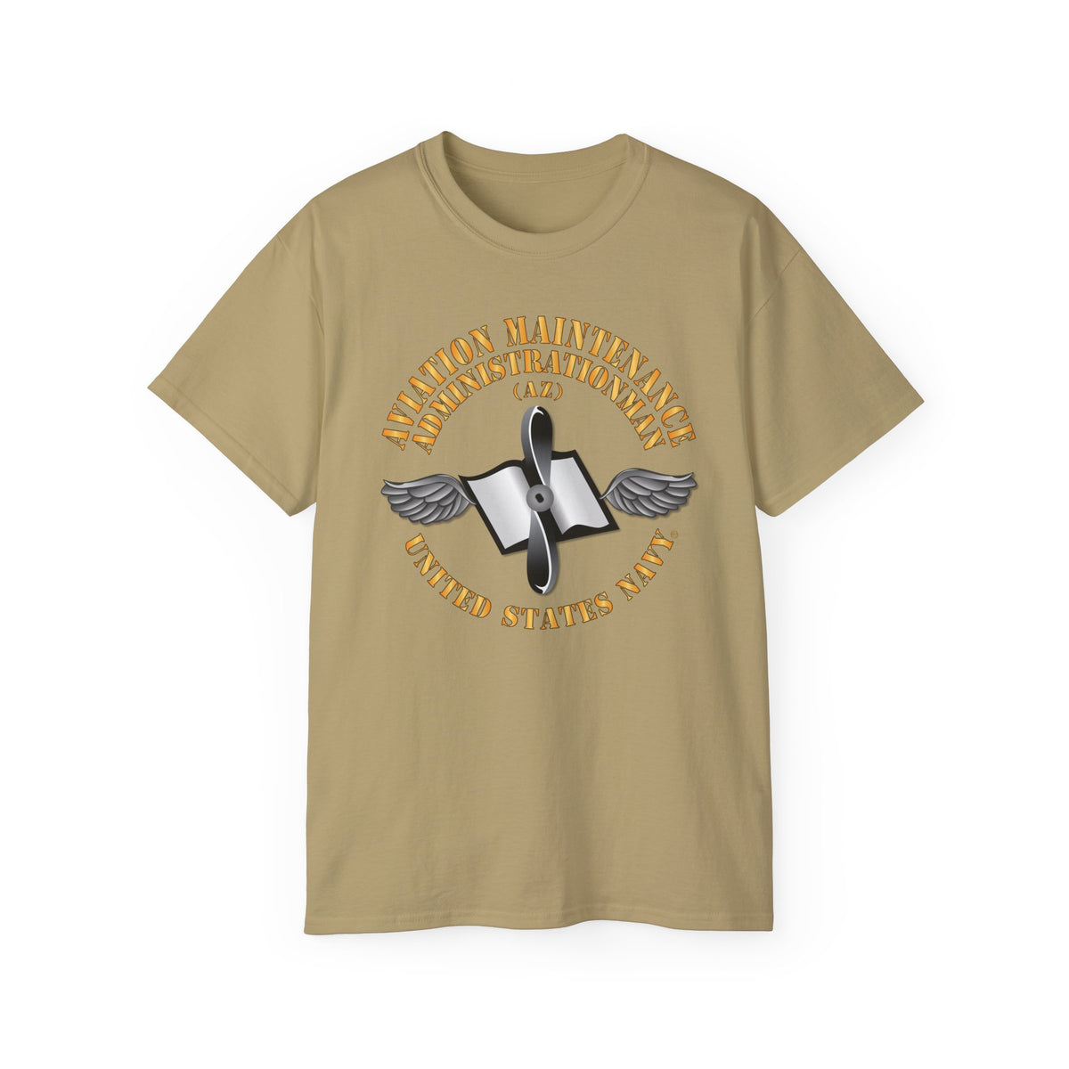 Unisex Ultra Cotton T-Shirt - Navy - Rate - Aviation Maintenance Administrationman (AZ)