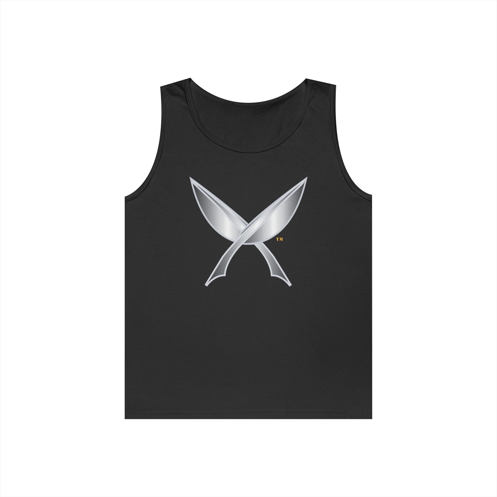 Unisex Heavy Cotton Tank Top - Navy - Rate - Yeoman (YN) wo txt