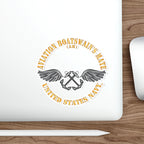 Die-Cut Vinyl Sticker - Navy - Rate - Aviation Boatswain's Mate (AB) X 300