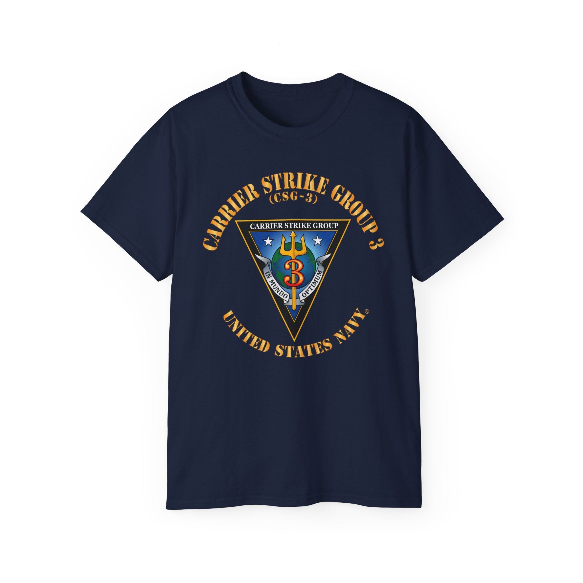Unisex Ultra Cotton T-Shirt - Navy - Carrier Strike Group 3 (CSG-3)