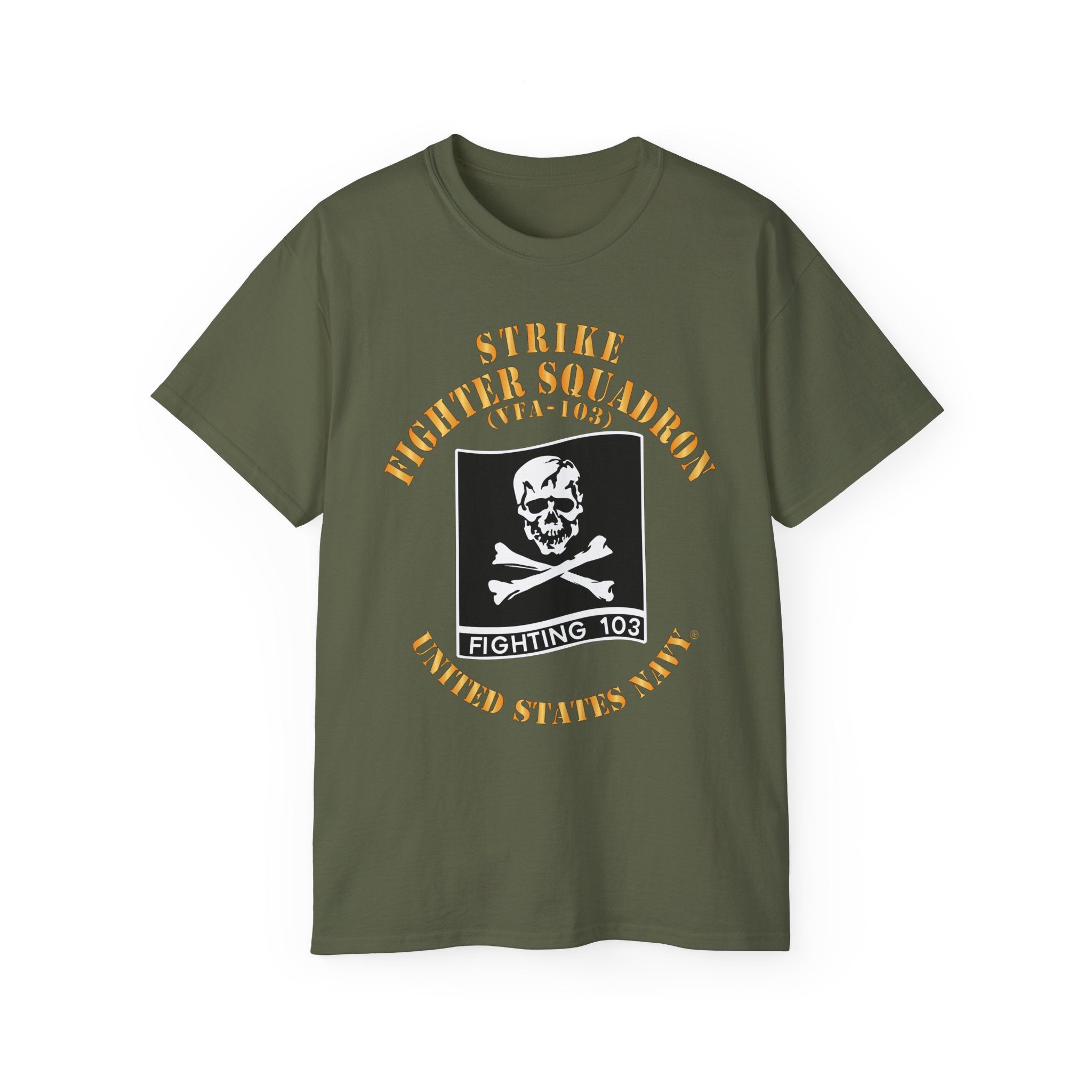 Unisex Ultra Cotton T-Shirt - Navy - Strike Fighter Squadron 103 (VFA-103) X 300