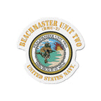 Die-Cut Magnet - Navy - Beachmaster Unit Two (BMU-2) X 300