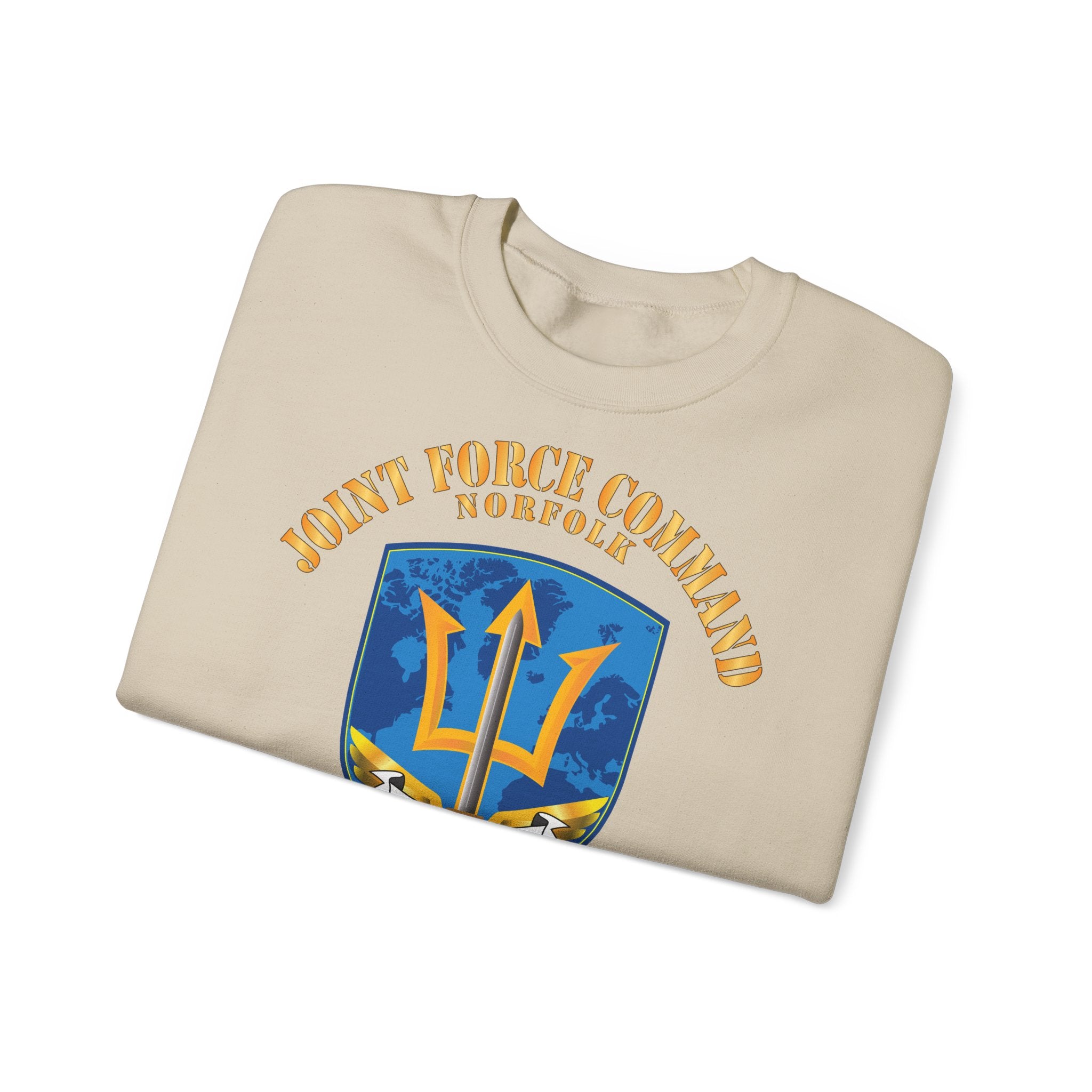 Unisex Heavy Blend™ Crewneck Sweatshirt - Navy - Joint Force Command - Norfolk