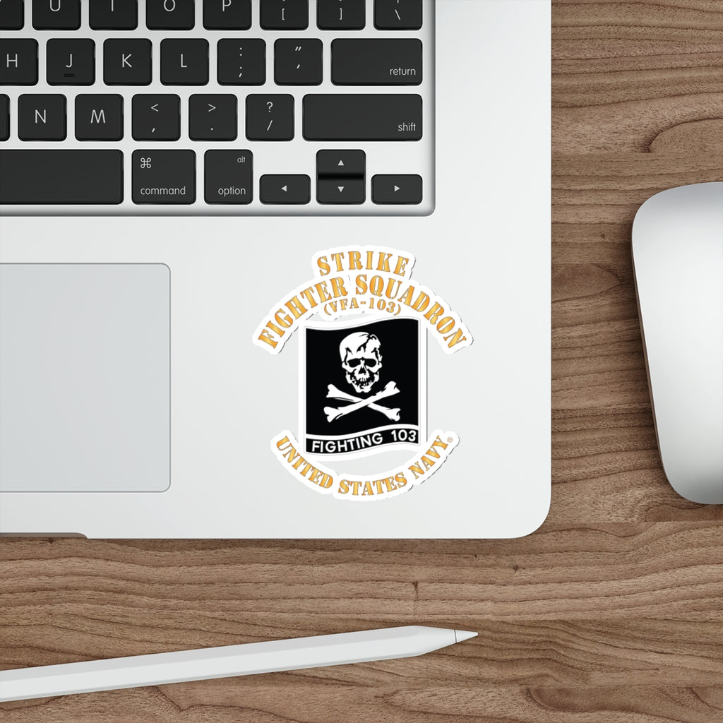 Die-Cut Vinyl Sticker - Navy - Strike Fighter Squadron 103 (VFA-103)