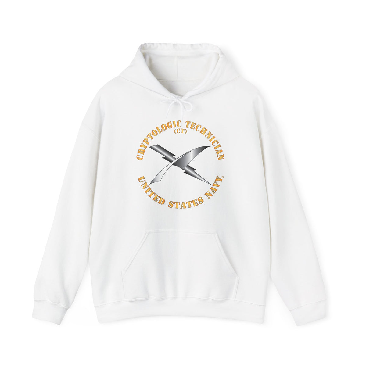 Unisex Heavy Blend™ Hoodies - Navy - Rate - Cryptologic Technician (CT)
