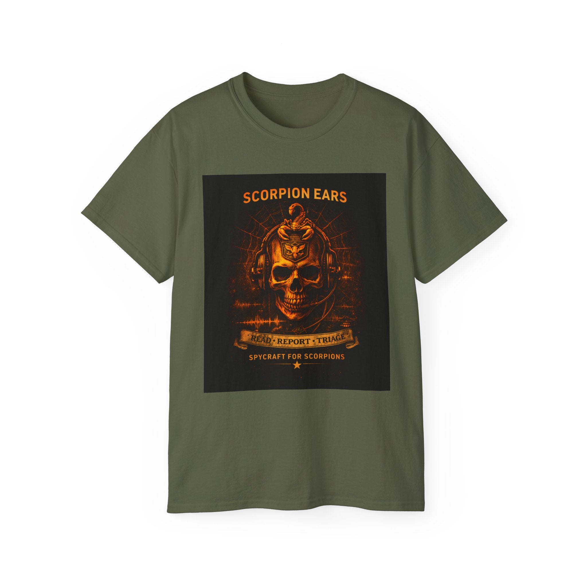 Scorpion Ears T-Shirt — Spycraft for Scorpion Operators Tee