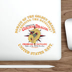 Die-Cut Vinyl Sticker - Navy - Domain of the Golden Dragon