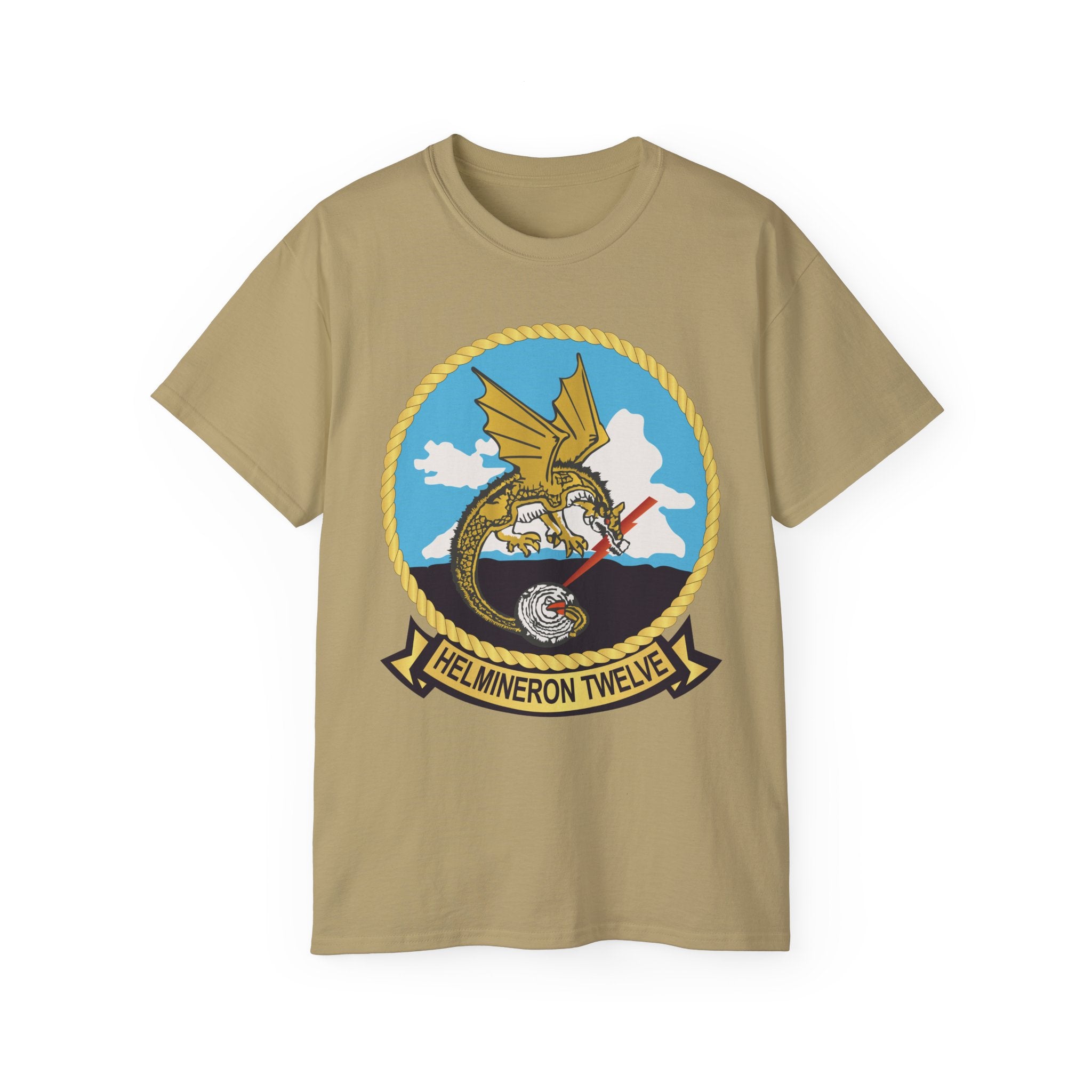 Unisex Ultra Cotton T-Shirt - Navy - Helmineron Twelve (HM-12) wo Txt