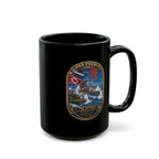 Black Mug (11oz, 15oz) - USS Pueblo Attack-Defense Commemorative Patch