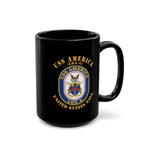 Black Mug (11oz, 15oz) - Navy - Navy - USS America (LHA-6)