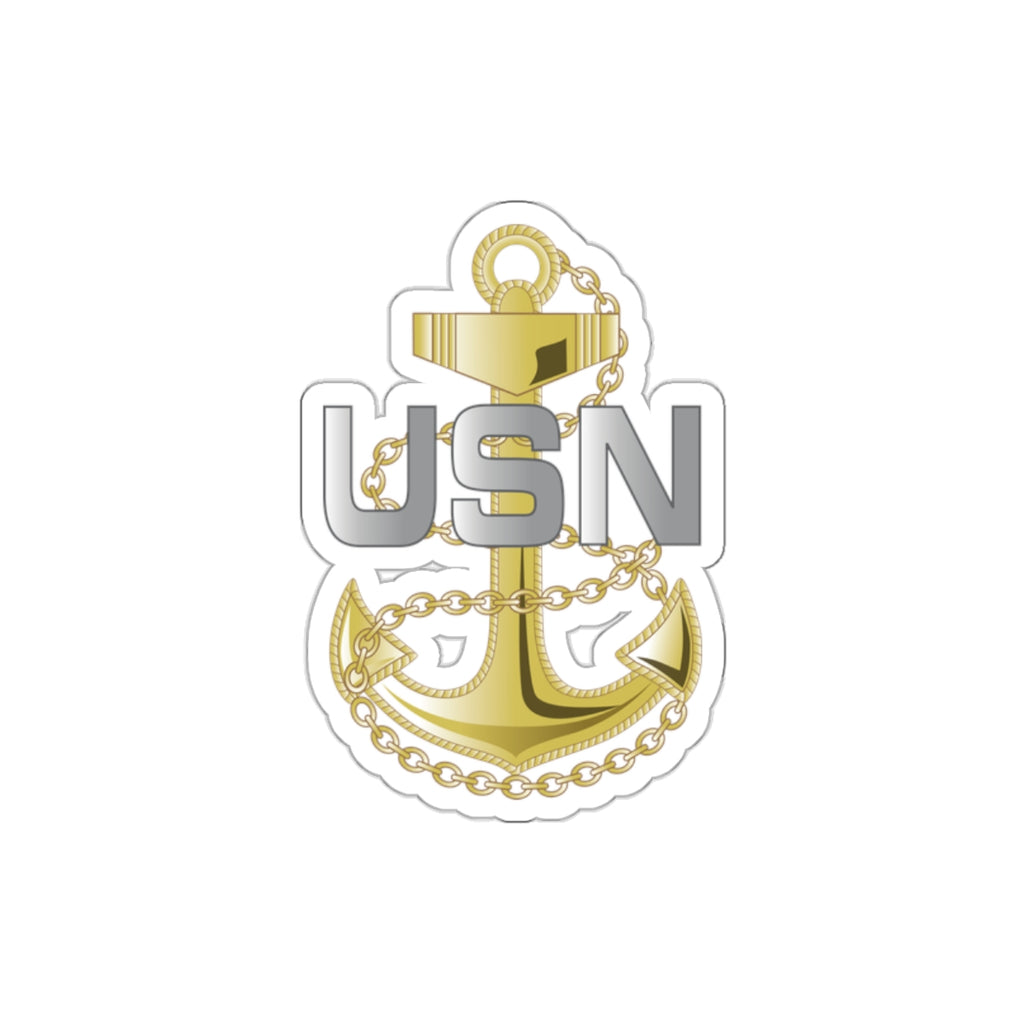 Die-Cut Vinyl Sticker - Navy - Fouled Anchor wo txt