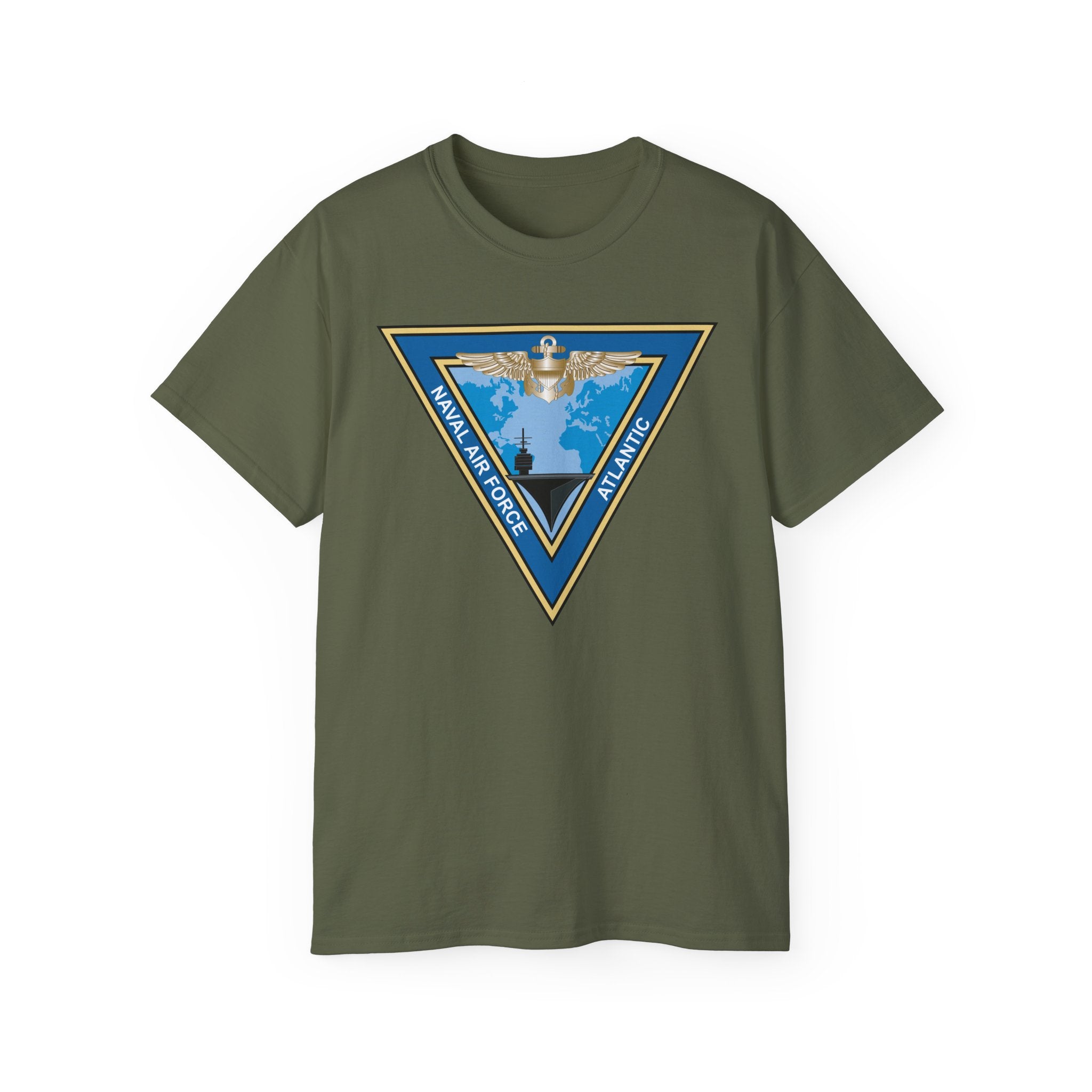 Unisex Ultra Cotton T-Shirt - Navy - Commander, Naval Air Force Atlantic - COMNAVAIRLANT wo Txt