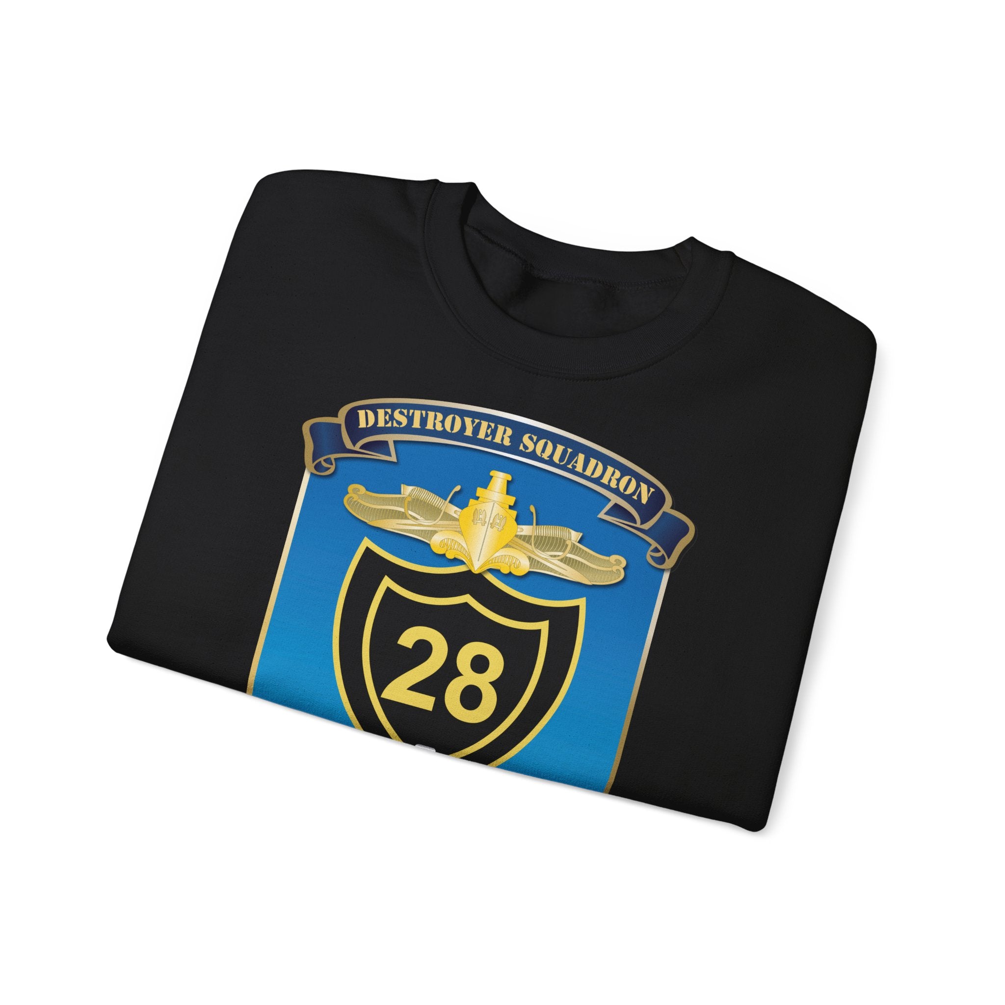 Unisex Heavy Blend™ Crewneck Sweatshirt - Navy - Destroyer Squadron 28 (DESRON-28) wo Txt