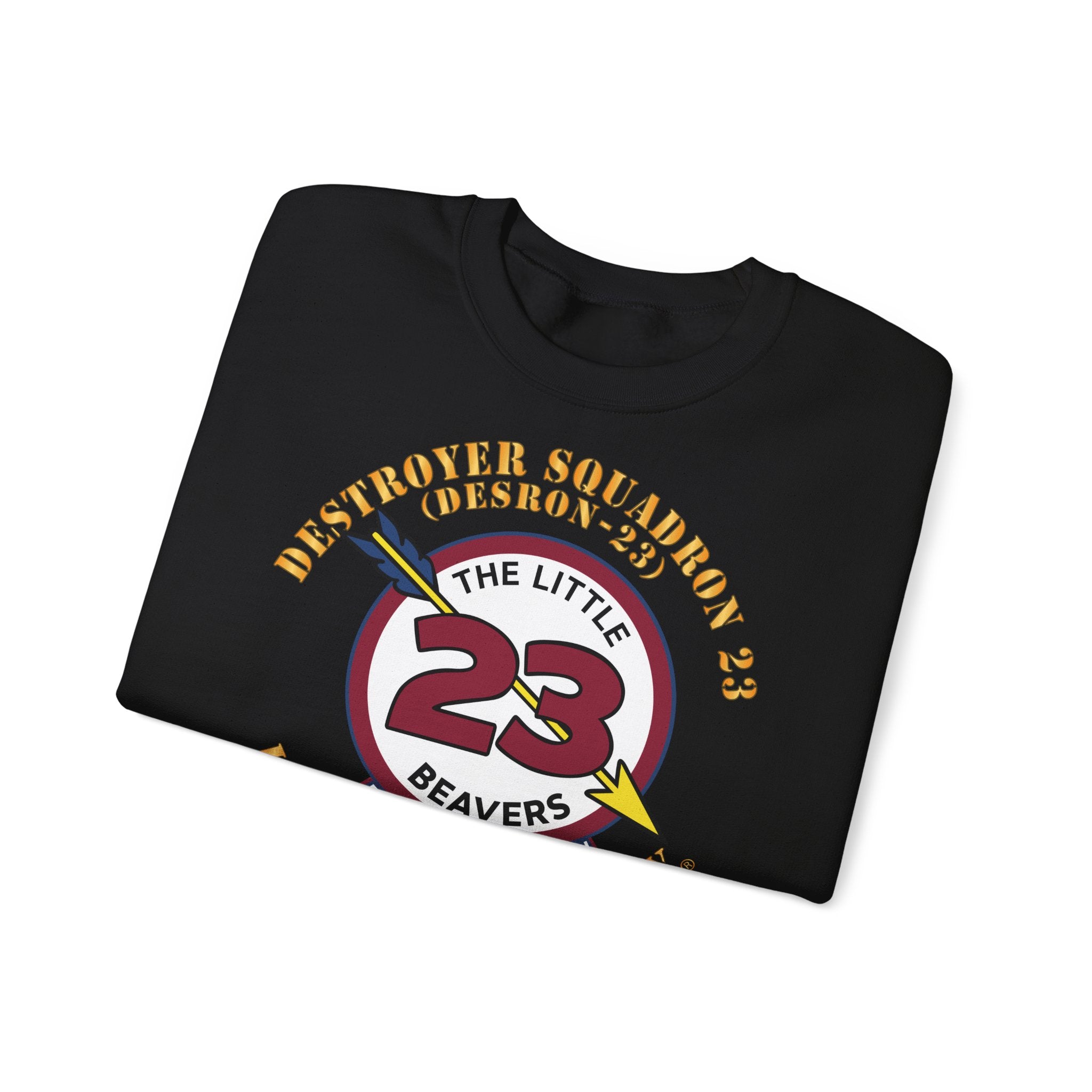 Unisex Heavy Blend™ Crewneck Sweatshirt - Navy - Destroyer Squadron 23 (DESRON-23)