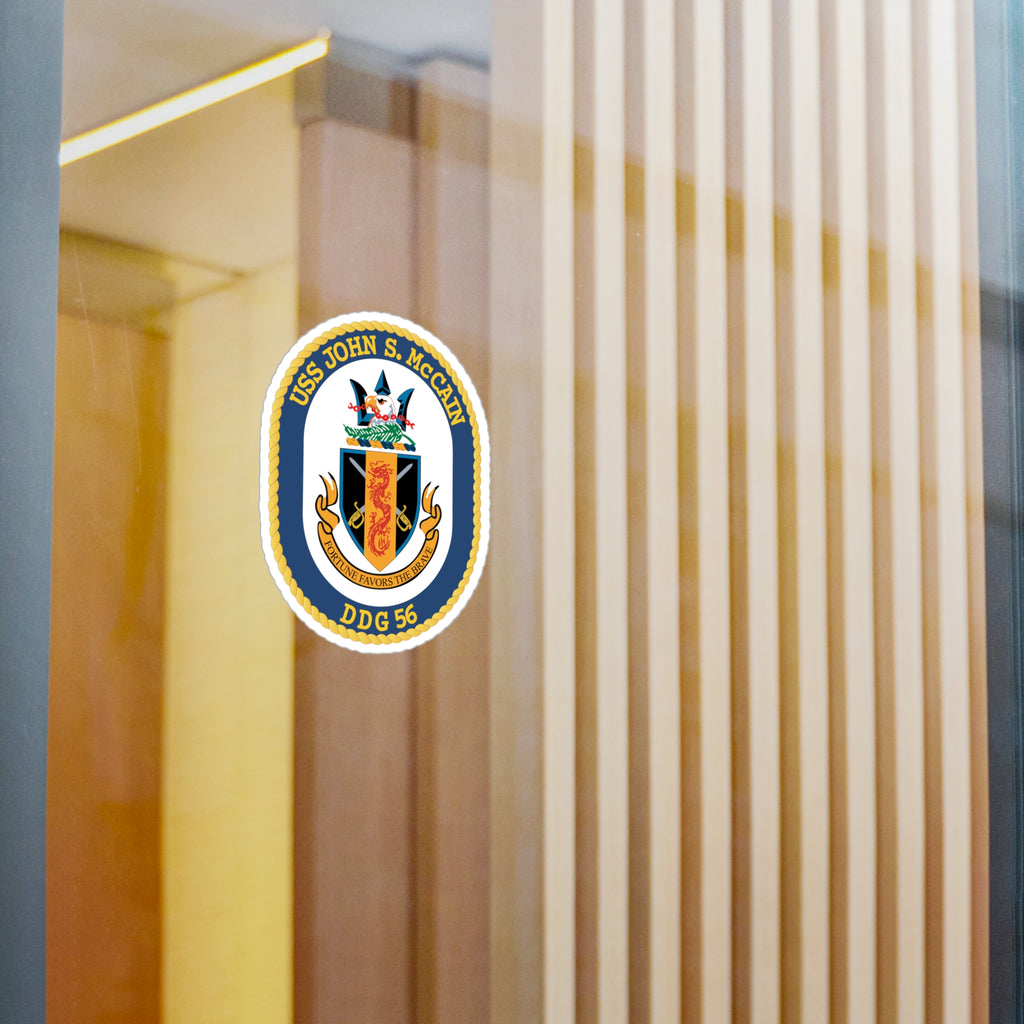 Kiss-Cut Vinyl Decal - Navy - USS John S. McCain (DDG-56) wo txt