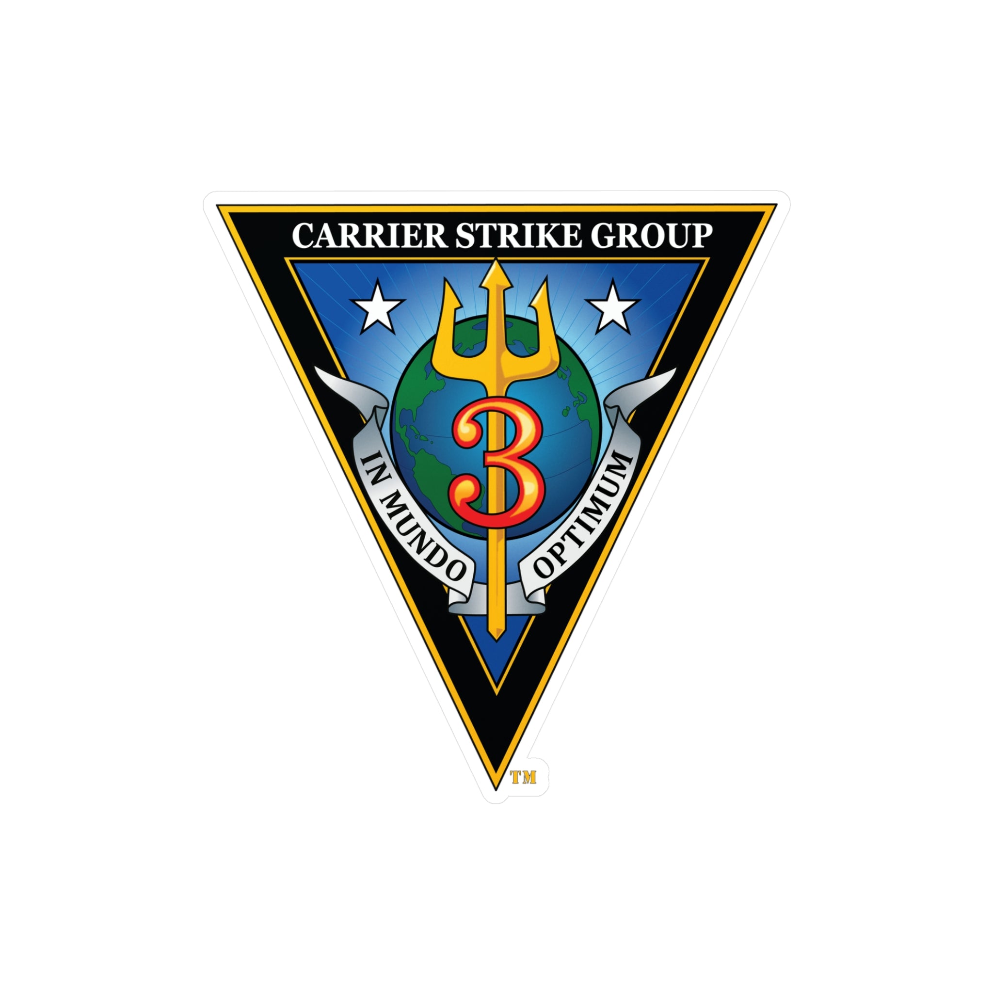 Kiss-Cut Vinyl Decal - Navy - Carrier Strike Group 3 (CSG-3) wo txt