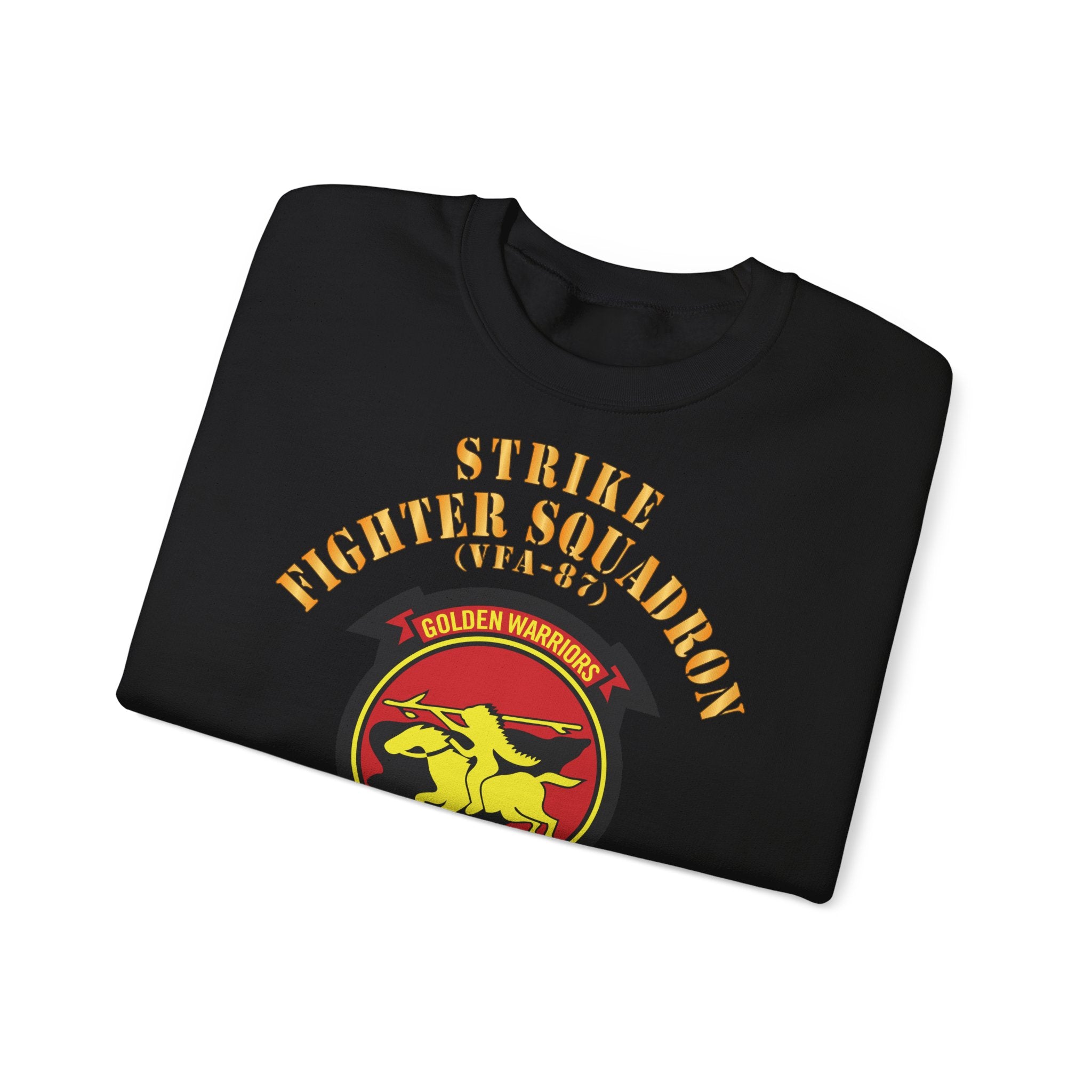 Unisex Heavy Blend™ Crewneck Sweatshirt - Navy - Strike Fighter Squadron 87 (VFA-87)