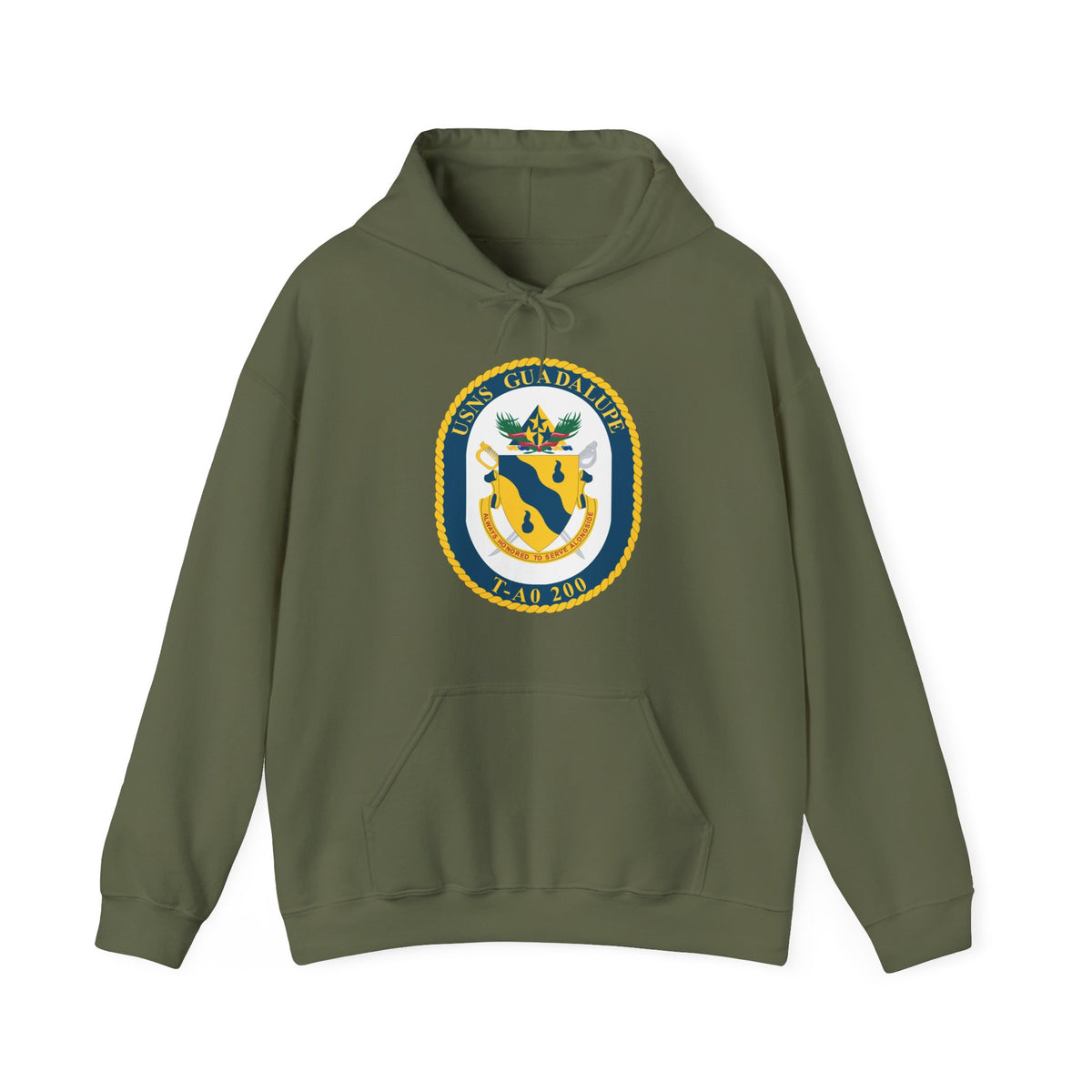 Unisex Heavy Blend™ Hoodies - Navy - USNS Guadalupe (T-AO 200) wo txt X 300