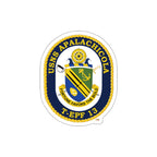 Die-Cut Vinyl Sticker - Navy - USNS Apalachicola (T-EPF 13) wo txt