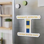 Die-Cut Magnet - Navy - Warrant Officer 1 - CW01