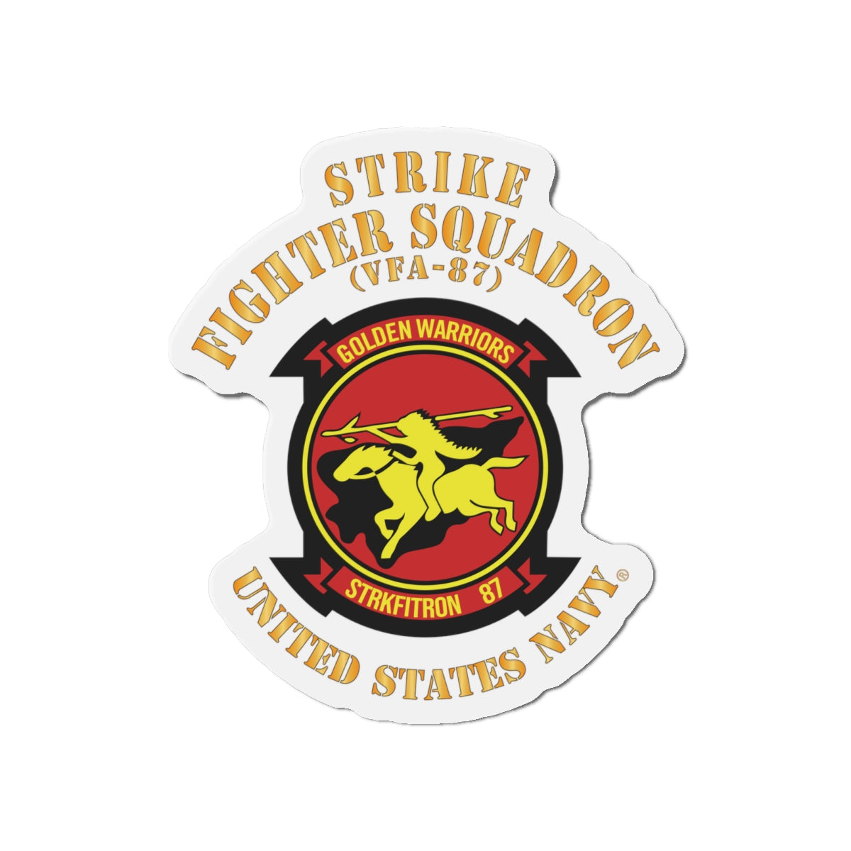 Die-Cut Magnet - Navy - Strike Fighter Squadron 87 (VFA-87)