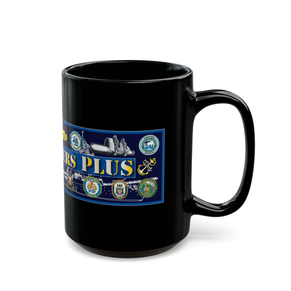 Custom Military-Themed Mug, Perfect Gift for Veterans, Collectible Coffee Cup, Navy Stickers Design, Military Appreciation
