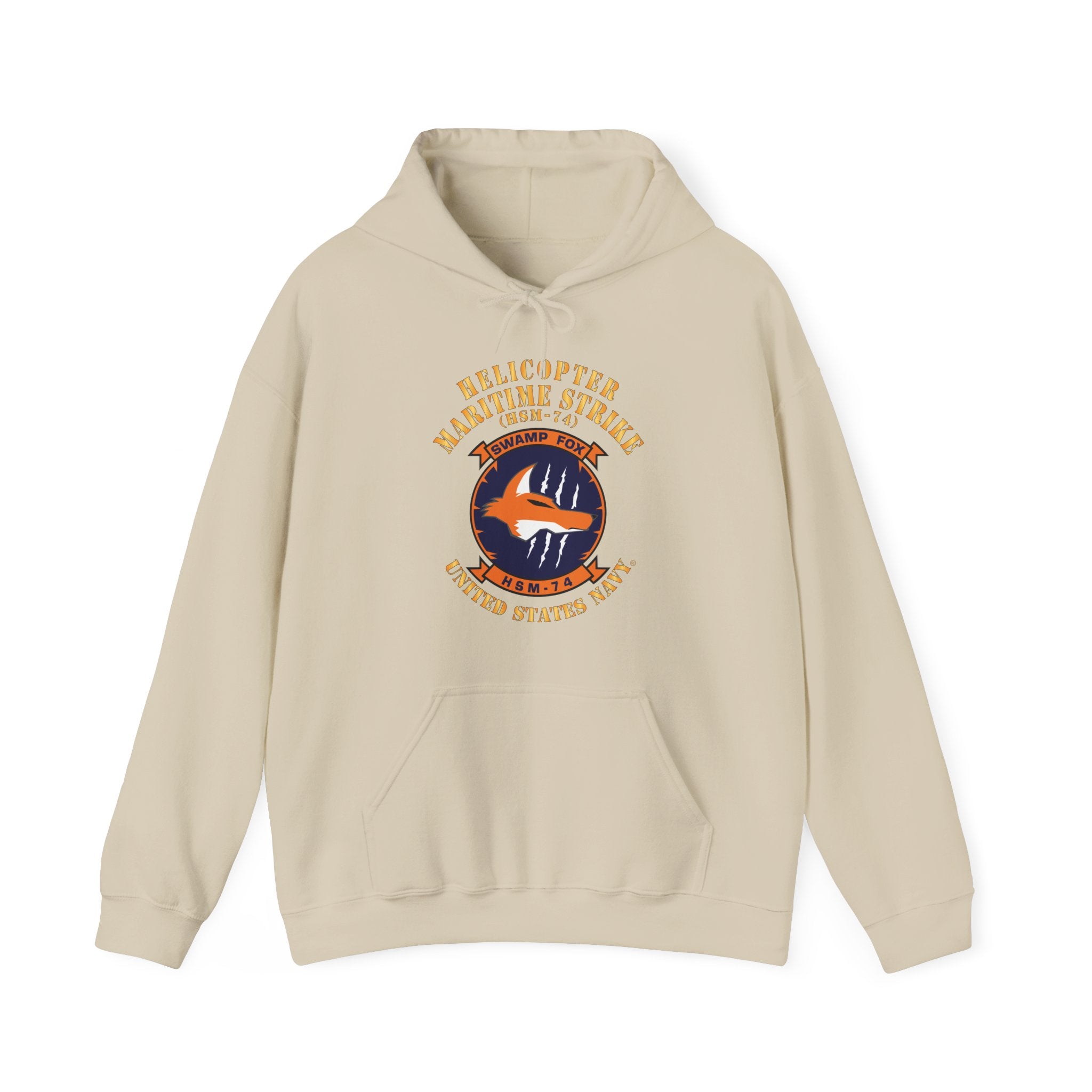 Unisex Heavy Blend™ Hoodies - Navy - Helicopter Maritime Strike Seven Four (HSM-74)