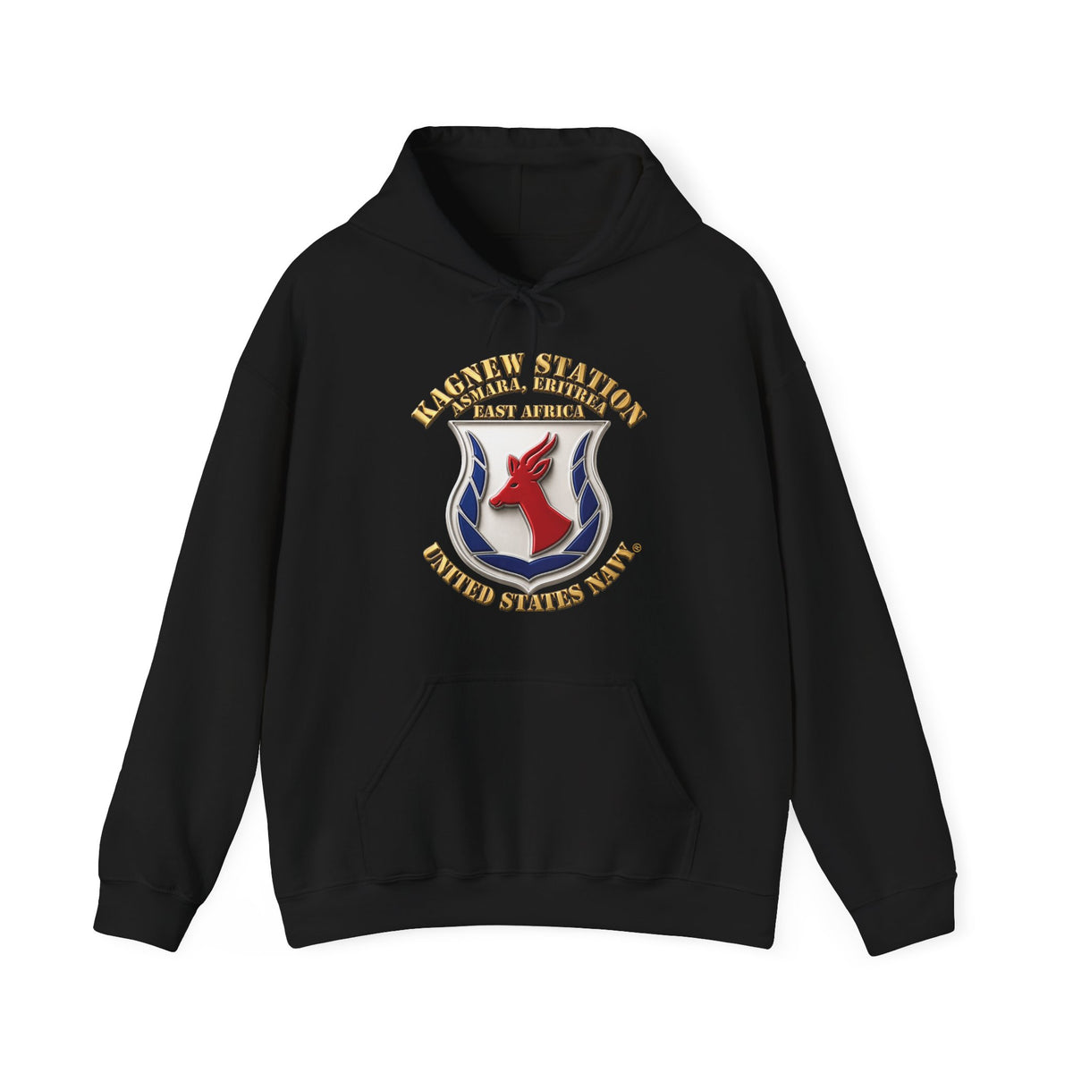 Unisex Heavy Blend™ Hoodies - Navy - Kagnew Station - Asmara, Eritrea - East Africa - 3D X 300