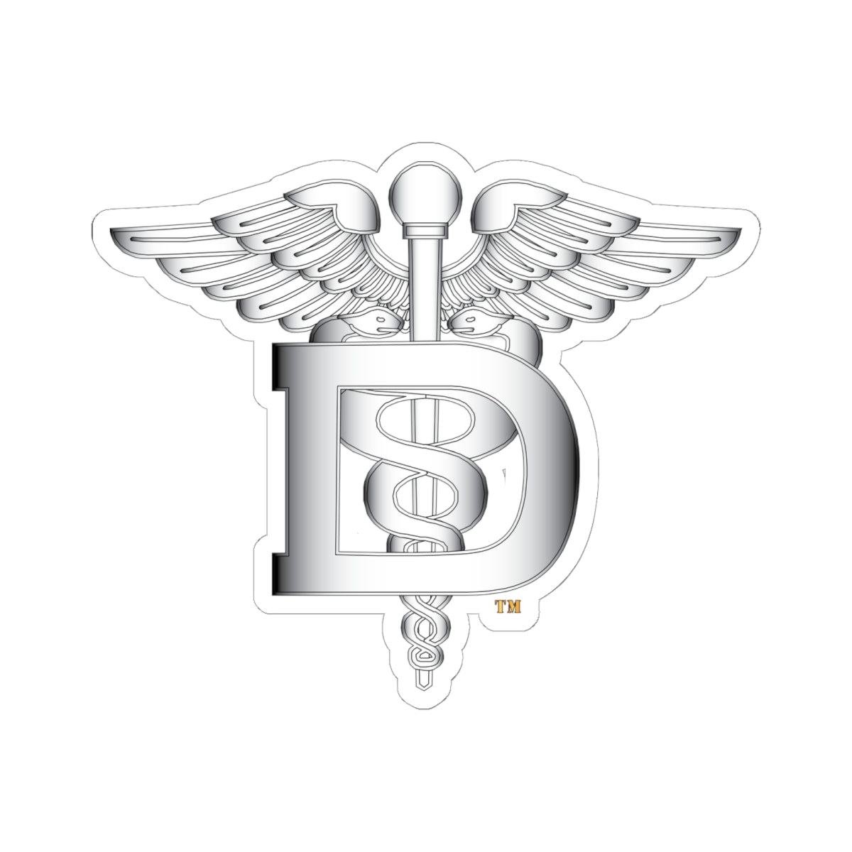 Kiss-Cut Stickers - Navy - Rate - Dental Technician (DT) wo txt