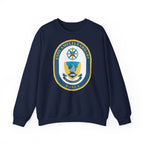Unisex Heavy Blend™ Crewneck Sweatshirt - Navy - USNS Amelia Earhart (T-AKE 6) wo txt